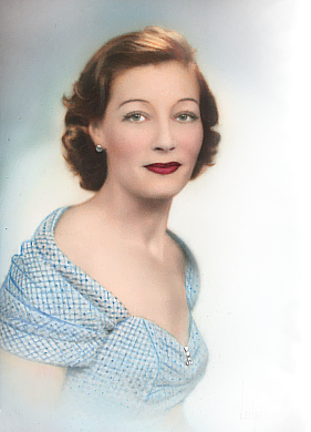 image of a vintage woman